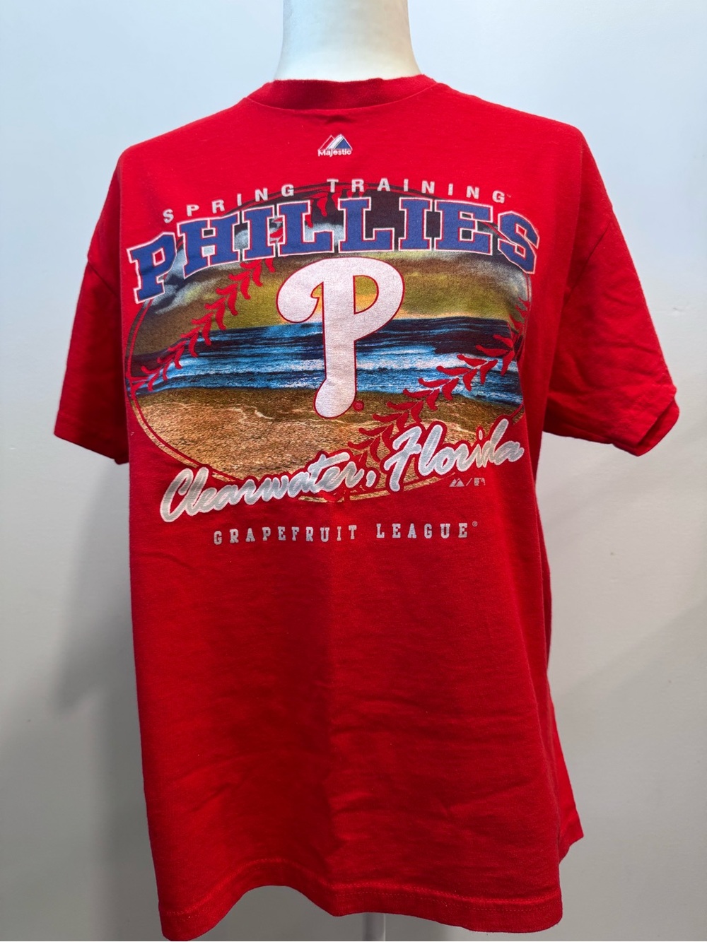 Philadelphia Phillies Majestic Spring Training Grapefruit League T-Shirt ❤️💙